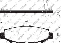 Тормозные колодки TG-369C/PF1363 (КЕРАМИКА)* Ti·GUAR